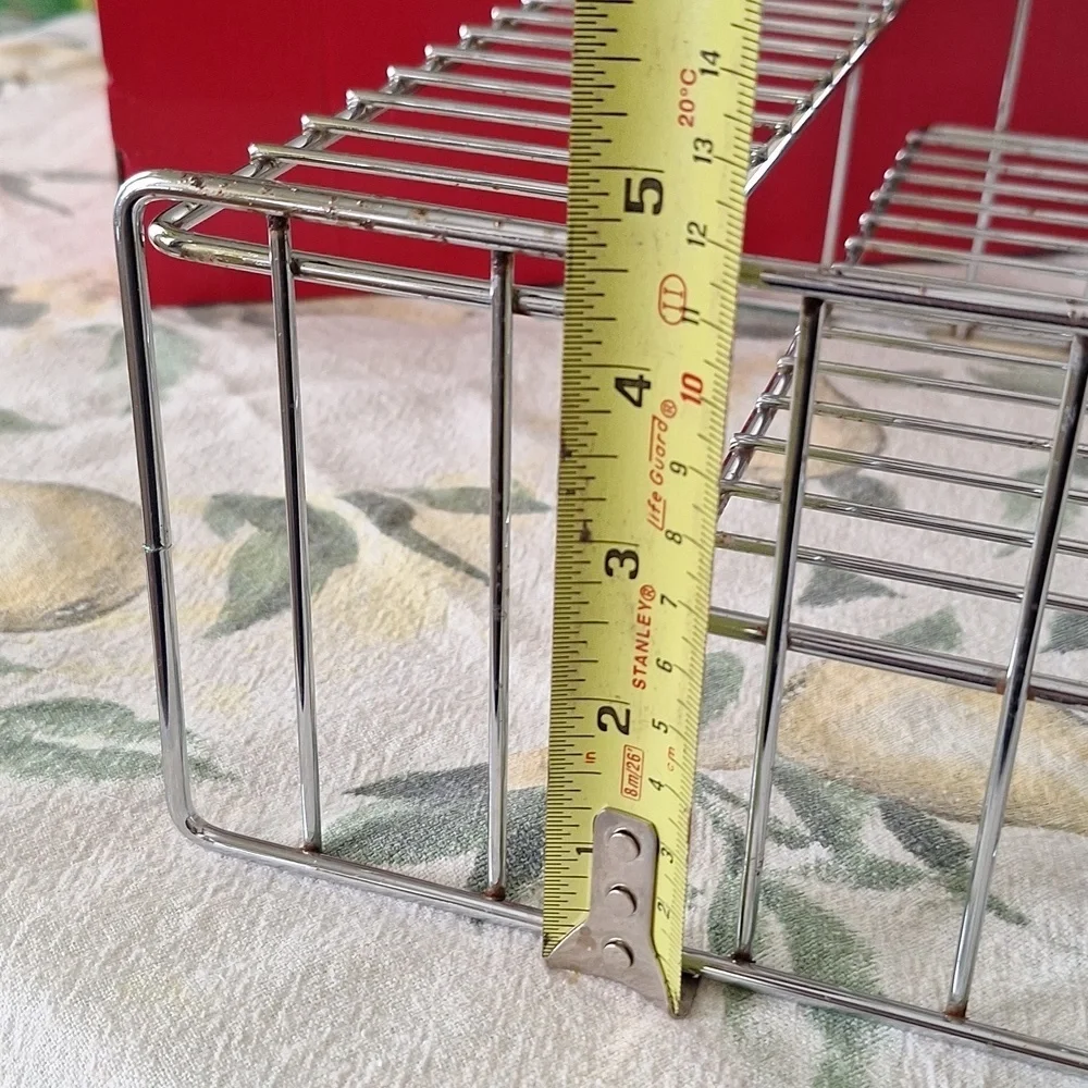 Chrome Metal Spice Rack